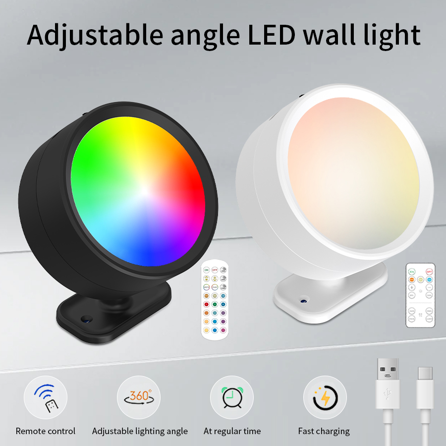 Lighting Decoration On Wall - 현대식 마그네틱 벽 조명 LED 벽