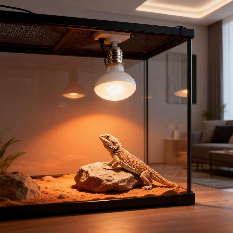 Gecko Lighting & Decor - UVA 열등 파충류 난방 전구 (거북이,