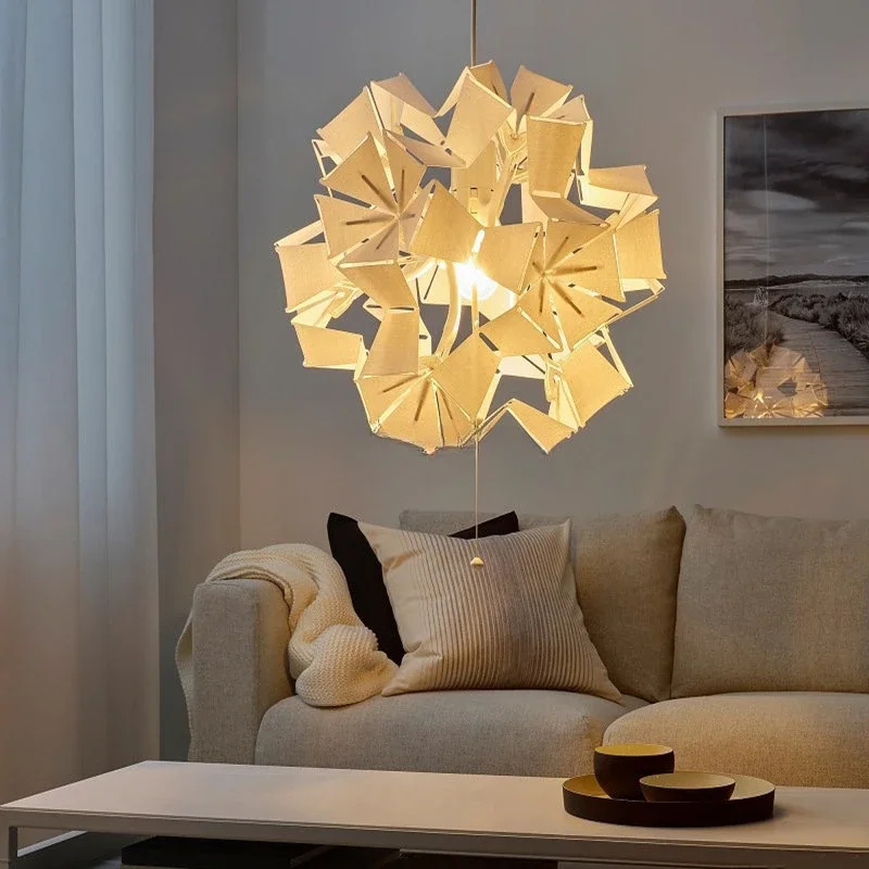 Lighting Decor Store - 고급스러운 꽃 LED 서스펜션 램프 창의적인