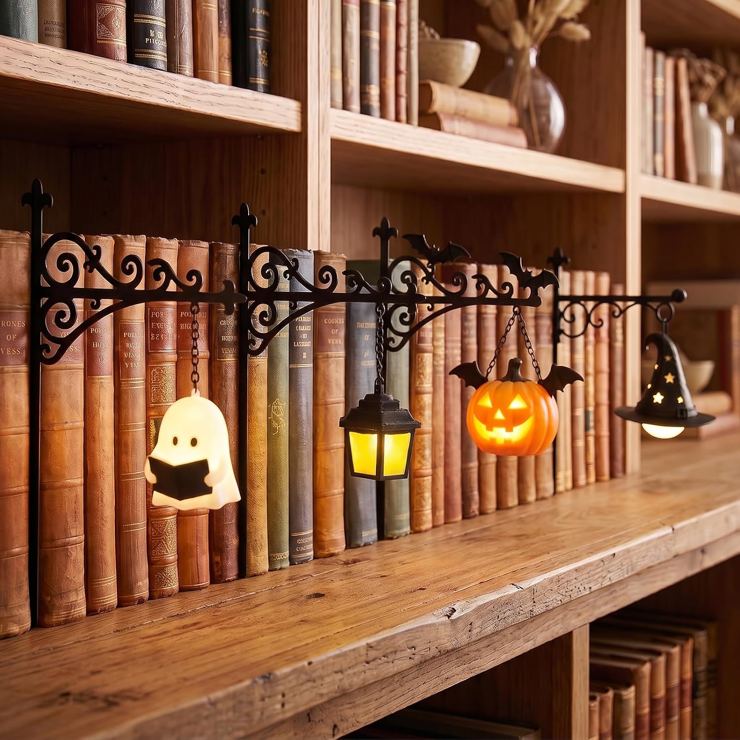 Lighting Decor Room - 라이브러리 랜턴-장식용 책장 조명 독서 공간