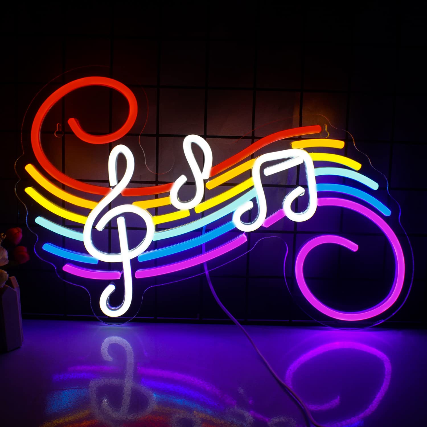 Lighting Decor Wedding - 음악 노트 네온사인 맞춤 제작 가능한