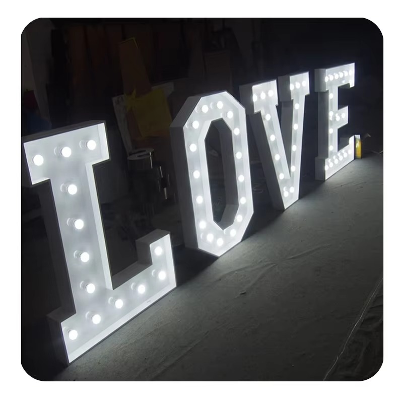 Light Up Letters Marquee - 데코 마리 마이 라이트즈 마키 레터