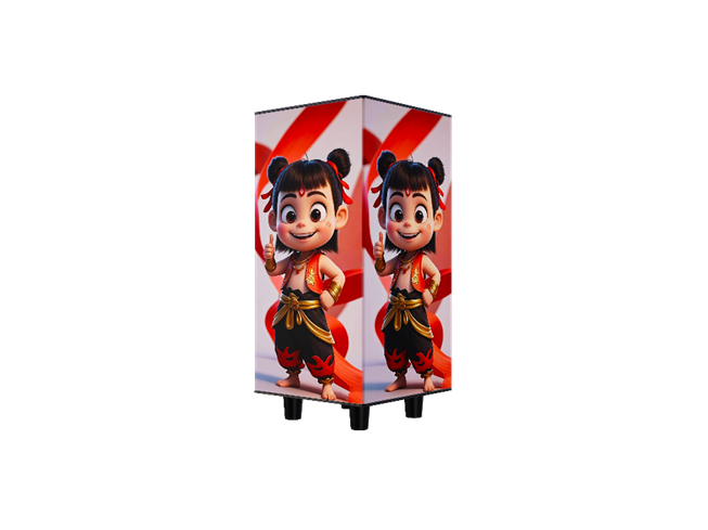 Lighting Decoration Stand - Signgic 4면 미니 컬럼 LED 라이트