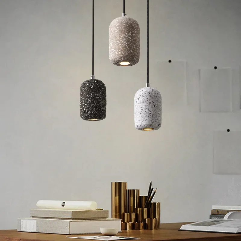 Lighting Decor Store - 북유럽 산업용 시멘트 펜던트 조명 레트로