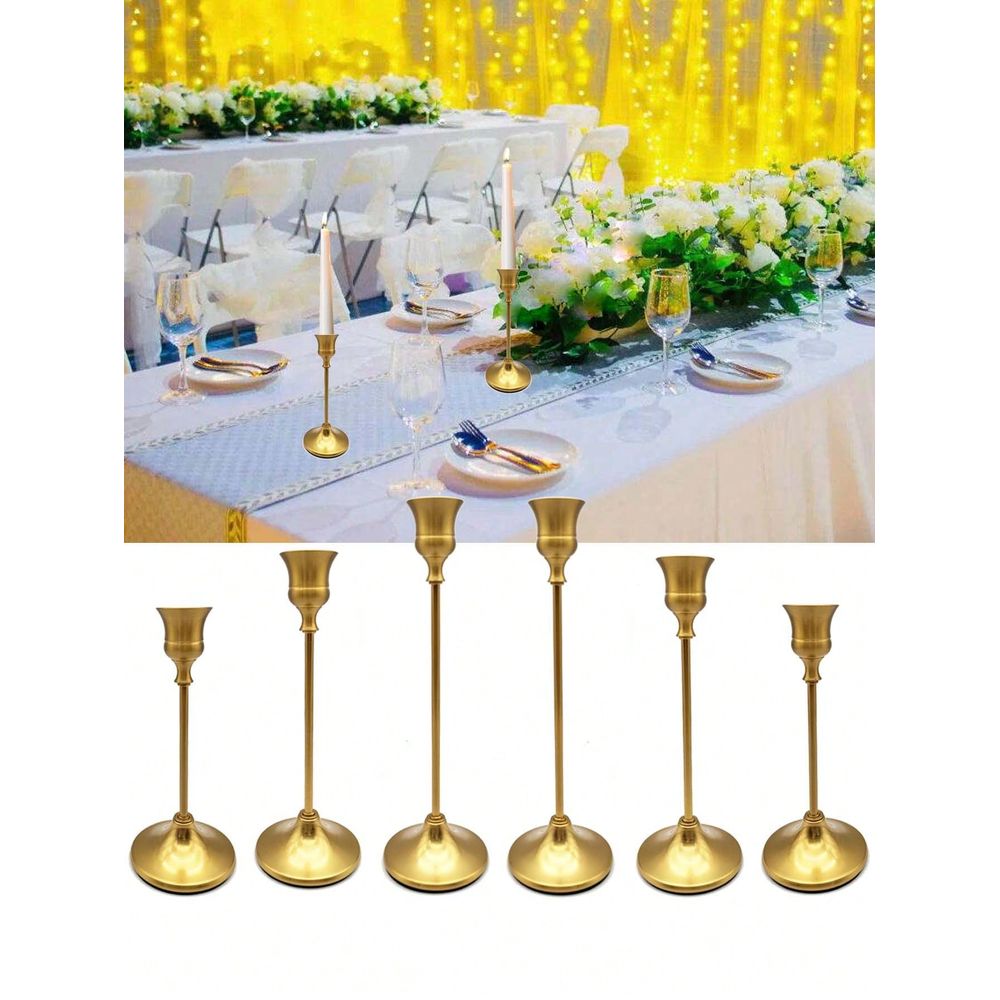 Candle Holder Set - 고품질 캔들 홀더 6개 세트, 낭만적인