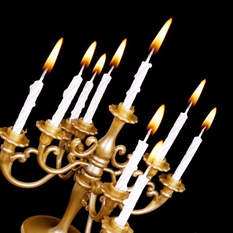 Candle Holder Set - 2026 9개/세트 양초와 캔들스틱 브래킷 케이크