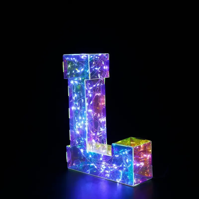Light Up Letters Marquee - 글램 스타일 LED 마키 글자 및