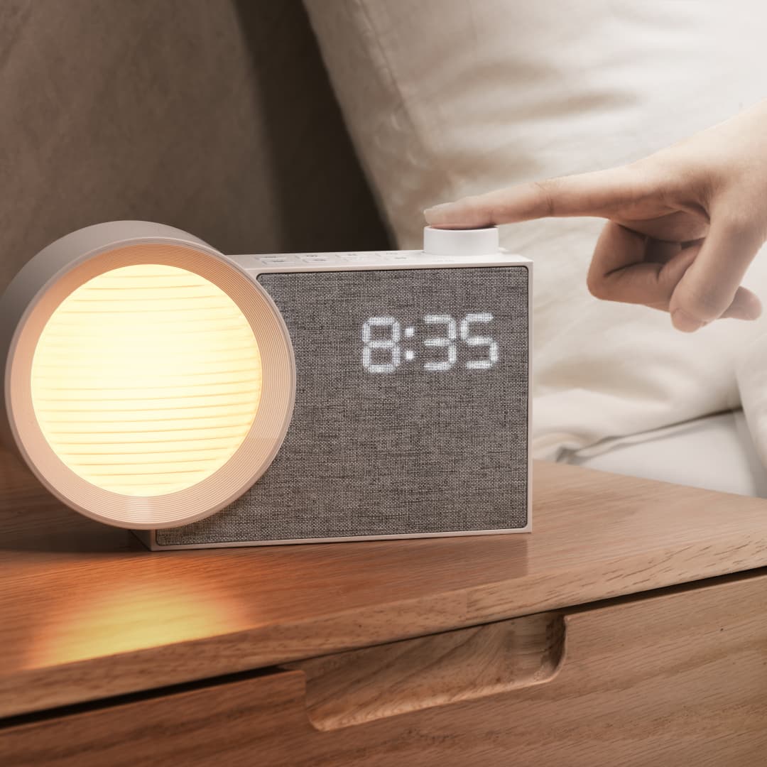 Lighting Decor For Bedroom - WILIT LED 무드등 알람 시계, 백색소음