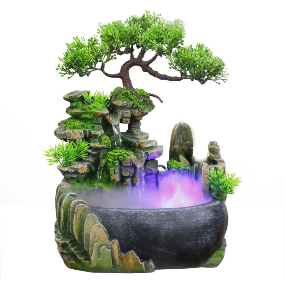 Lighting Decor Company - LED 조명이 있는 풍수 폭포 분수,