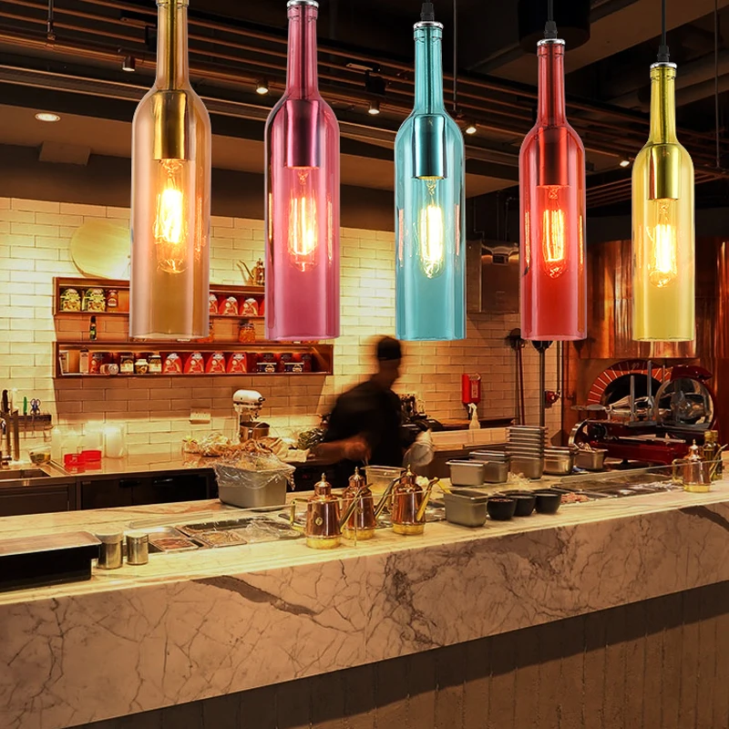 Lighting Decor Store - 산업 스타일 레트로 샹들리에, 크리에이티브 바