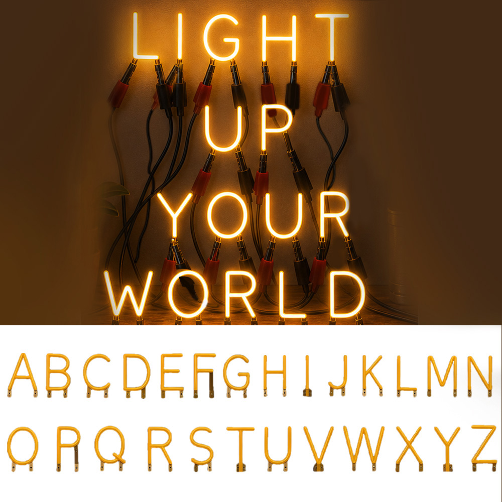 Lighting Decor Store - 자유롭게 배열 가능한 26자 LED 필라멘트