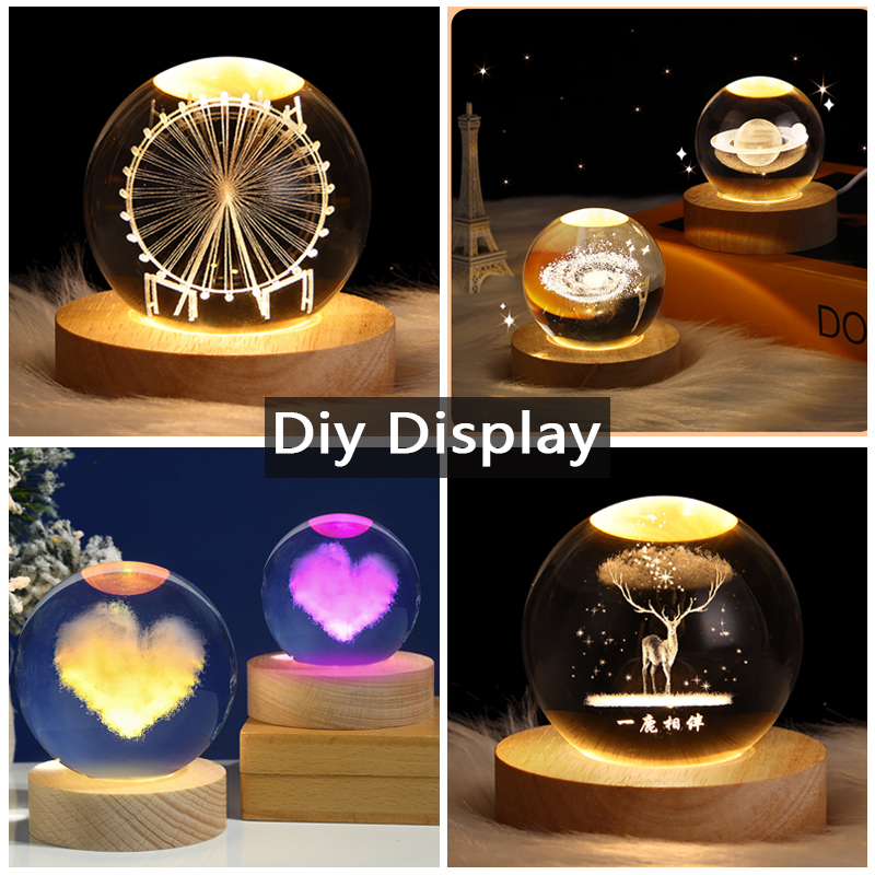 수 지 아트 디스플레이 라운드 나무 다채로운 LED 빛 - Lighting Decoration Stand 리뷰 및 가격