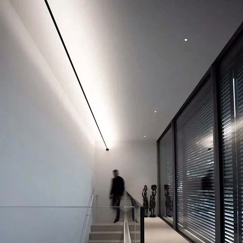 현대 블랙 화이트 선형 벽 램프 스카이 라인 Sconc - Lighting Decoration On Wall 리뷰 및 가격