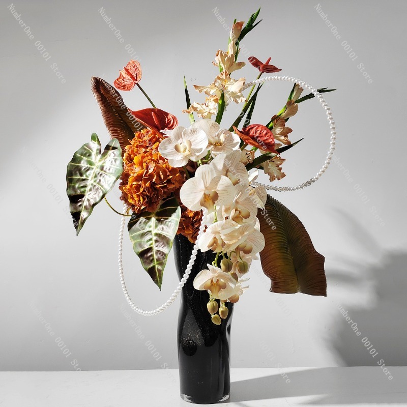 우아한 라이트 럭셔리 유리 꽃병, 꽃꽂이, 조화 장식, - Lighting Decor Company 리뷰 및 가격