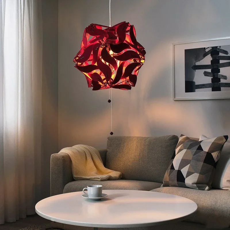 고급스러운 꽃 LED 서스펜션 램프 창의적인 수납형 샹 - Lighting Decor Store 리뷰 및 가격