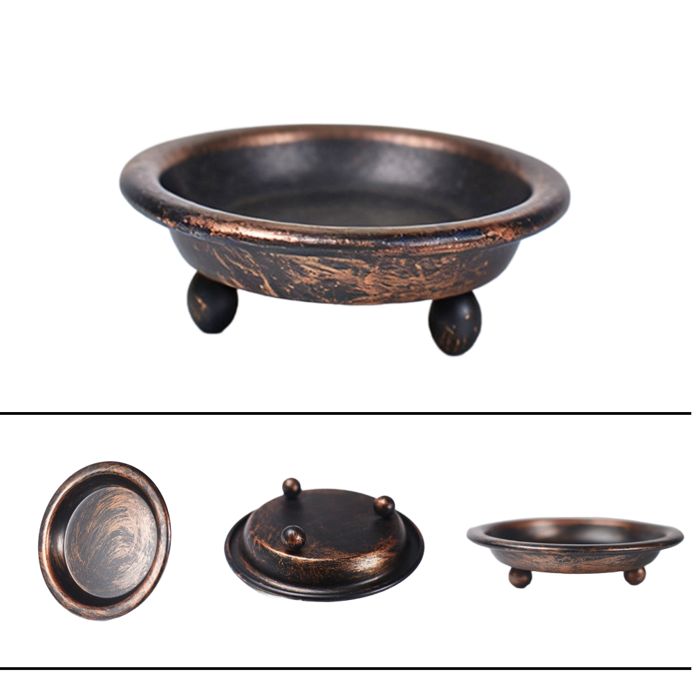 우아한 블랙 골드 원형 캔들 트레이 세트 3개, 철제  - Candle Holder Set 리뷰 및 가격