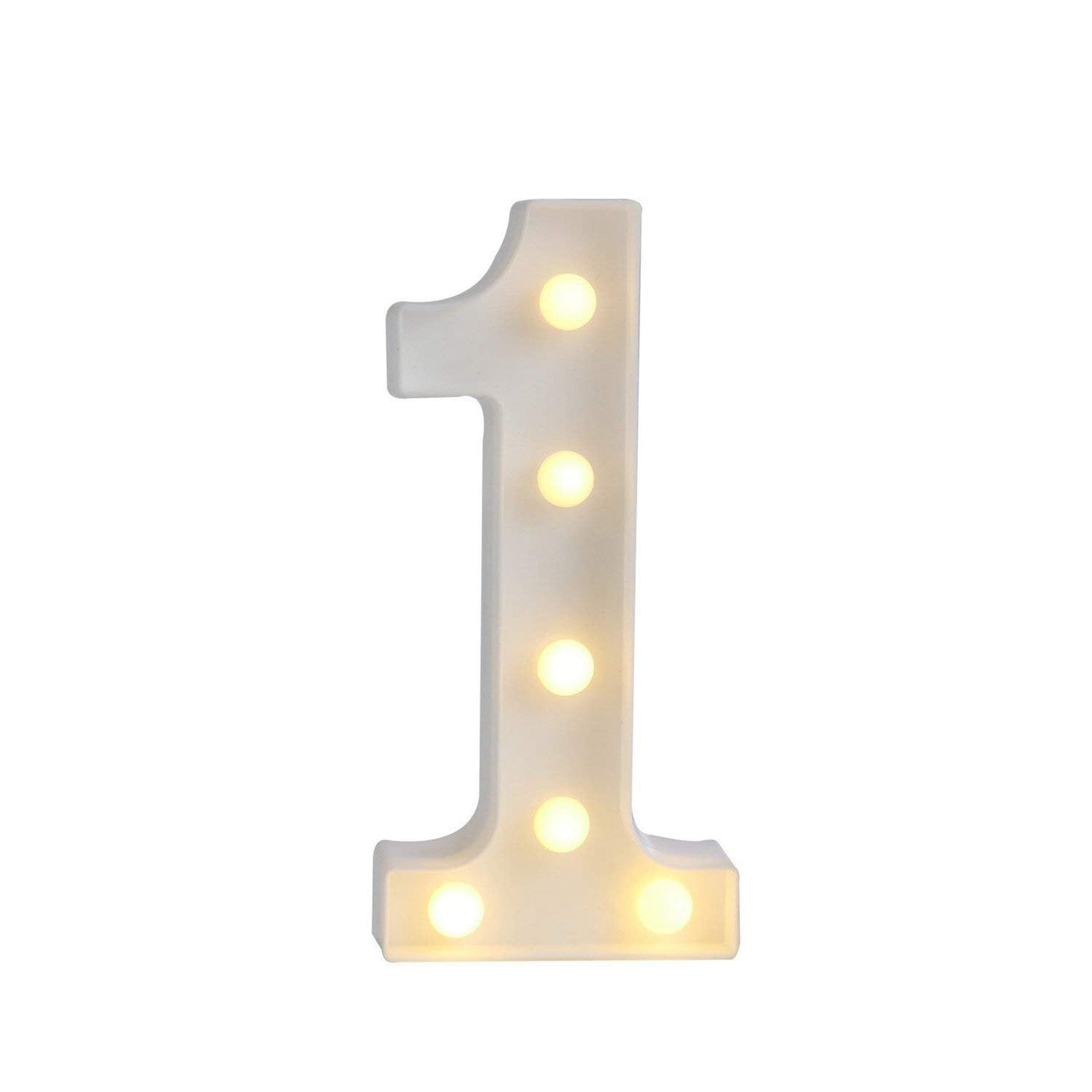 라이트 업 편지 Led 알파벳 번호 플라스틱 배터리 작 - Lighting Decoration Stand 리뷰 및 가격