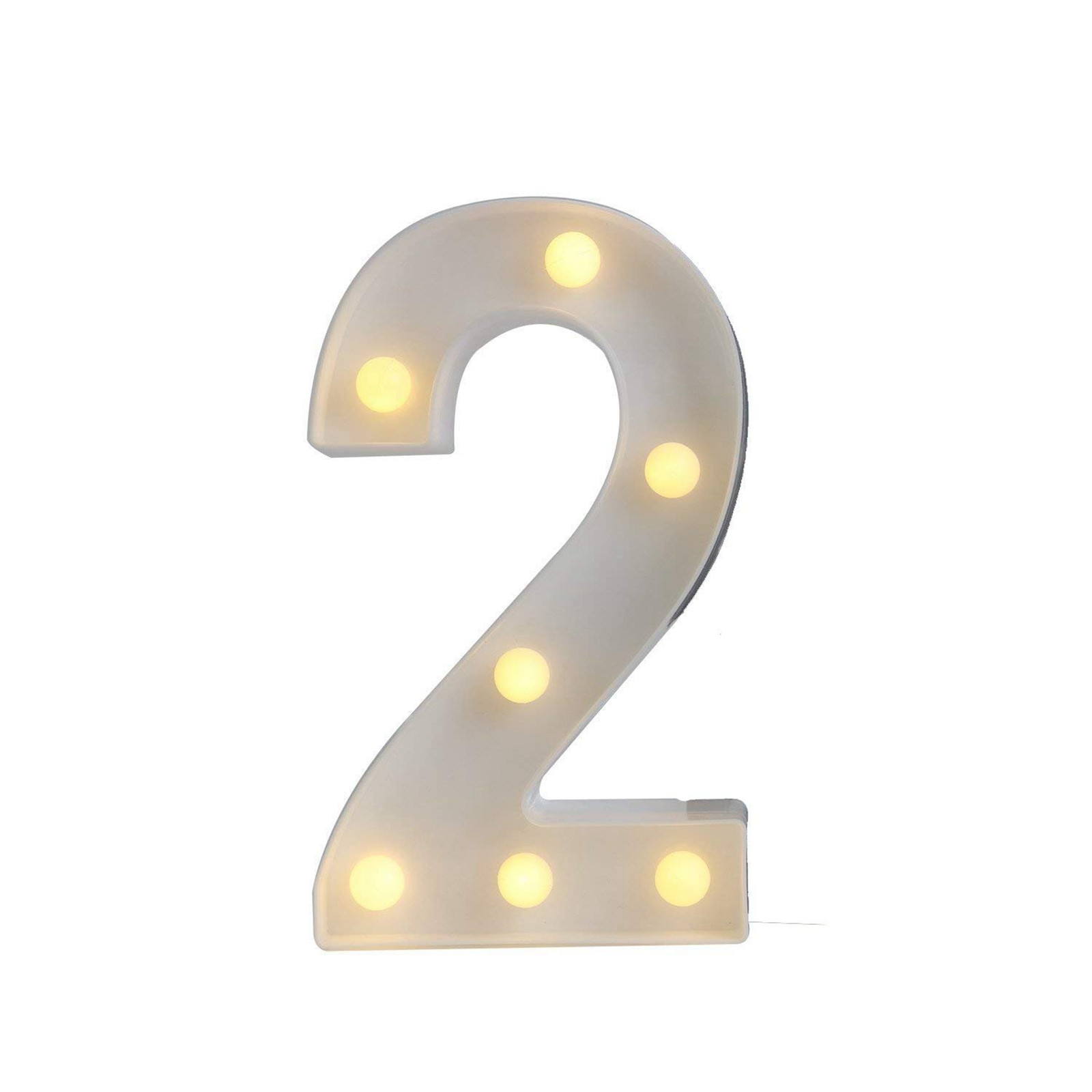 라이트 업 편지 Led 알파벳 번호 플라스틱 배터리 작 - Lighting Decoration Stand 리뷰 및 가격