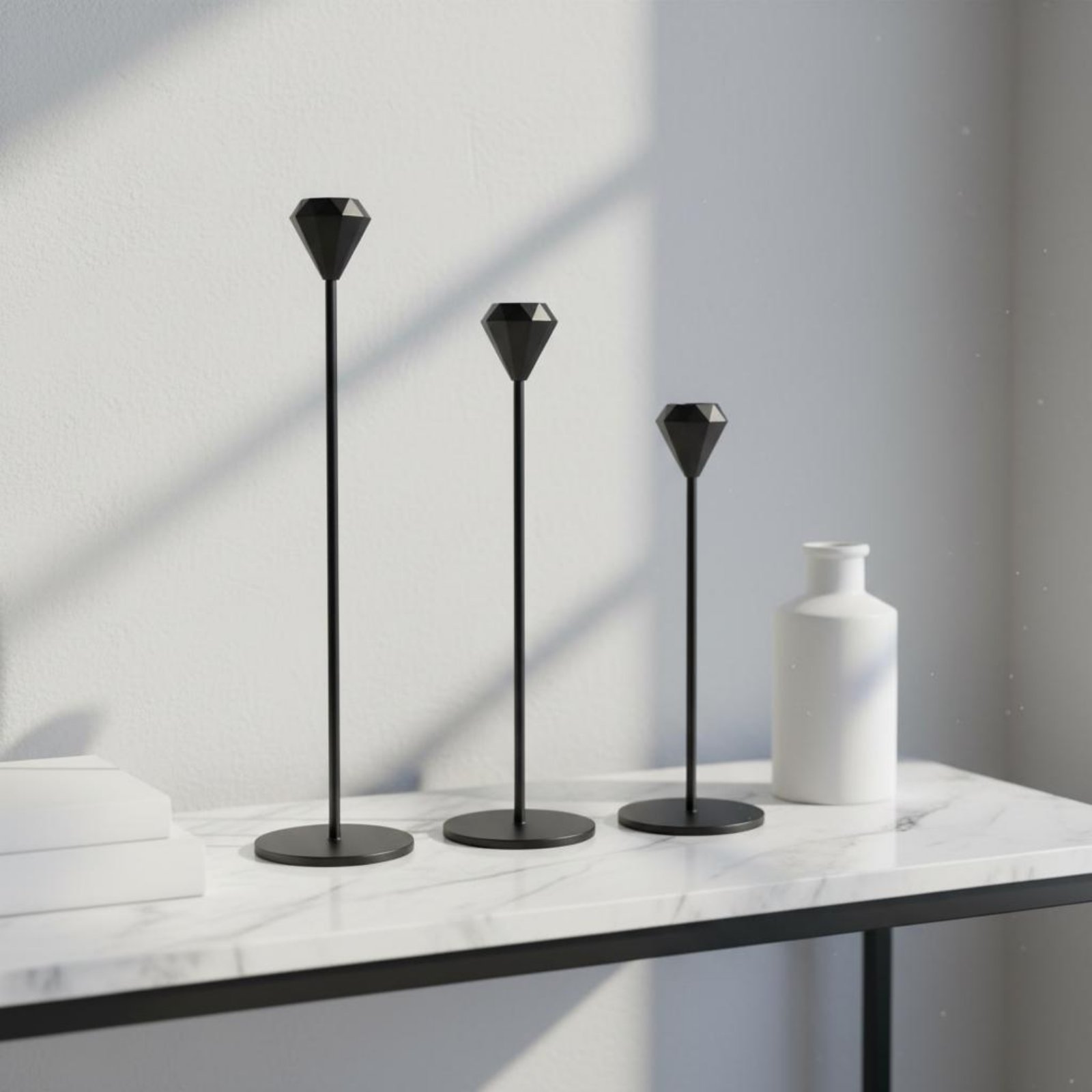 3피스 크리스탈 캔들스틱 세트, 우아하고 고급스러운 모 - Candle Holder Set 리뷰 및 가격