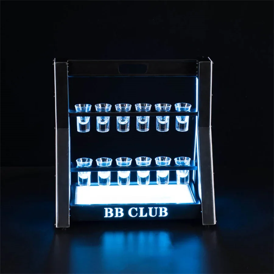 충전식 LED 샷 유리 디스플레이 스탠드, LED 샷  - Lighting Decoration Stand 리뷰 및 가격
