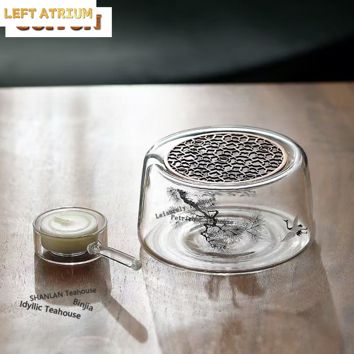 두꺼운 내열 유리 차 보온기 홀더 캔들 히터 스토브 주 - Candle Holder Set 리뷰 및 가격