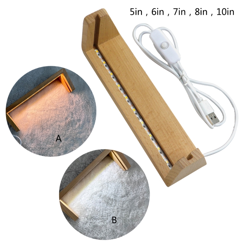 5/6/7/8/10Inch 나무 자형 LED 라이트베이 - Lighting Decoration Stand 리뷰 및 가격