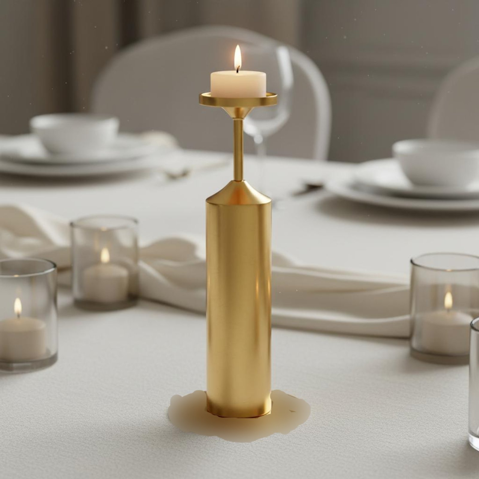 6개 금속 테이퍼 캔들 홀더 세트, 우아한 골드 캔들스 - Candle Holder Set 리뷰 및 가격