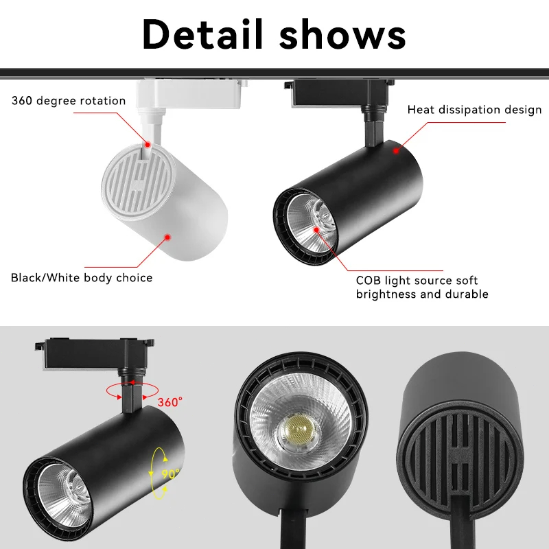 LED 트랙 조명 세트 110v 220v 초고휘도 스팟 - Lighting Decor Store 리뷰 및 가격