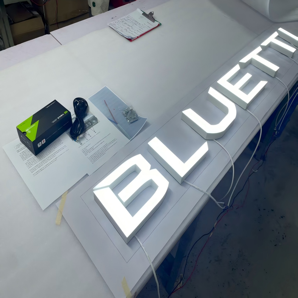 맞춤형 3D LED 조명 채널 레터 간판, 회사명 벽  - Lighting Decor Company 리뷰 및 가격