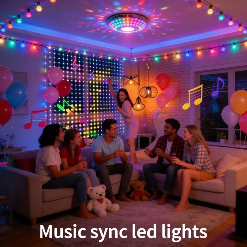 USB 전원 앱 제어 LED 커튼 조명, 크리스마스 창 - Lighting Decoration In Bedroom 리뷰 및 가격