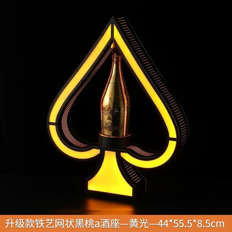 철제 LED 조명 와인병 진열대, 바, 클럽, 웨딩 장 - Lighting Decoration Stand 리뷰 및 가격