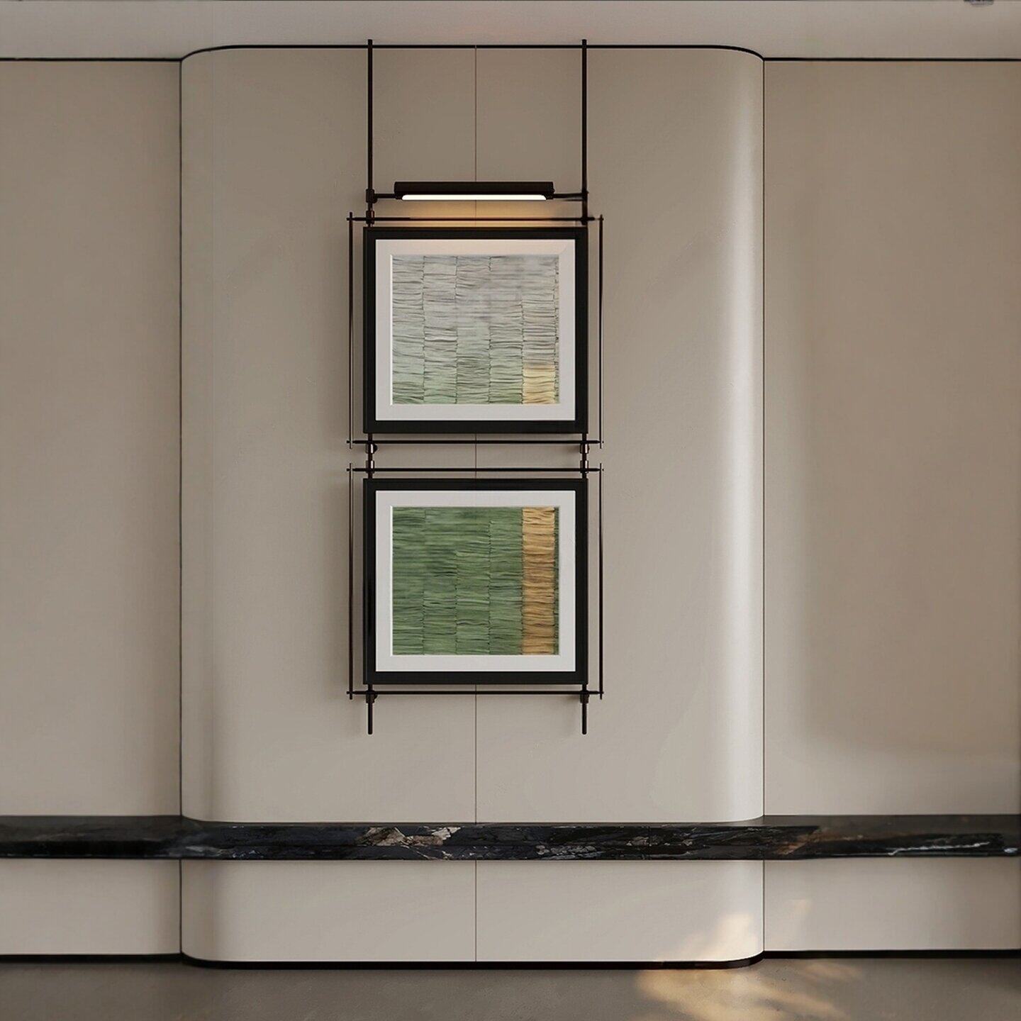 와비사비 스타일 금속 펜던트 LED 장식 그림 홈 데코 - Lighting Decoration On Wall 리뷰 및 가격