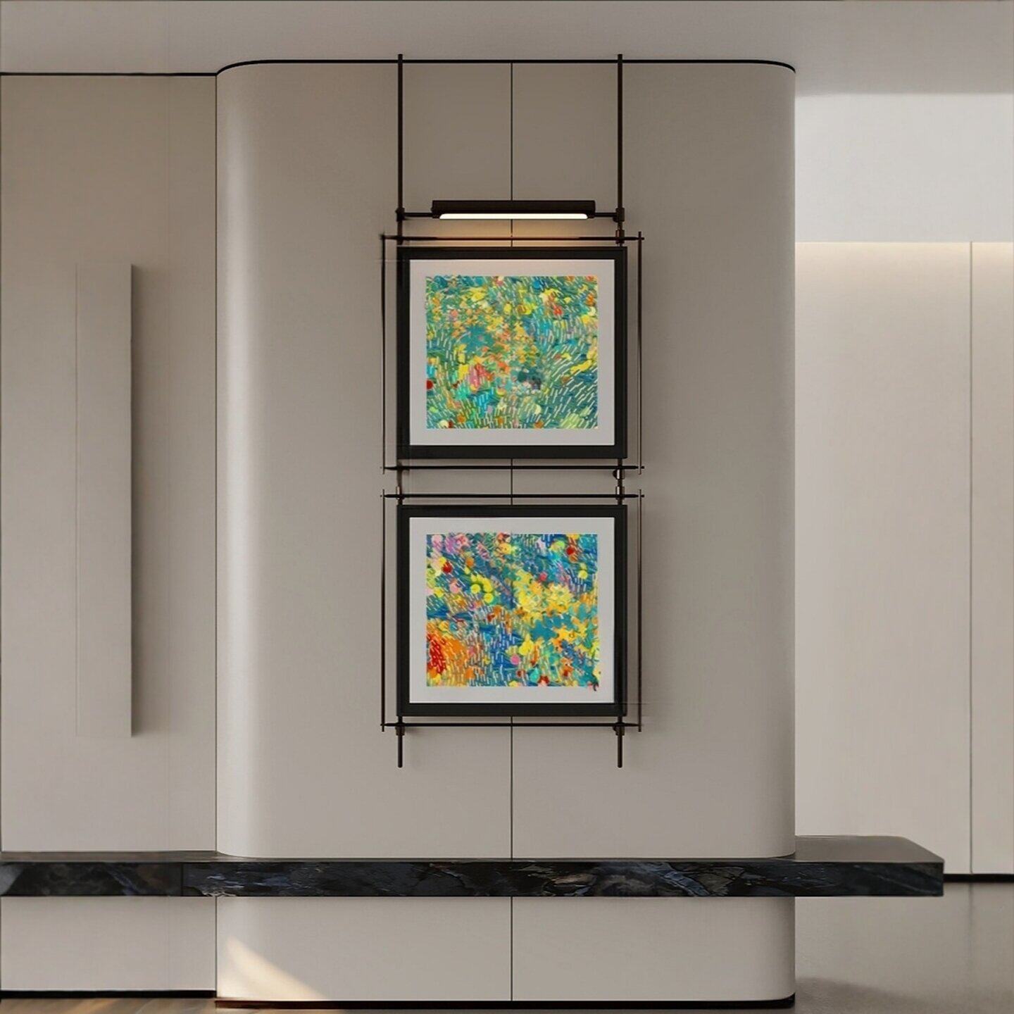 와비사비 스타일 금속 펜던트 LED 장식 그림 홈 데코 - Lighting Decoration On Wall 리뷰 및 가격
