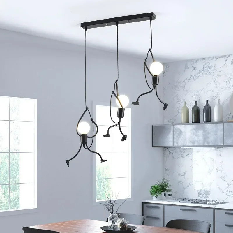 레트로 단철 샹들리에 레스토랑 카페 의류 매장 거실 조 - Lighting Decor Store 리뷰 및 가격